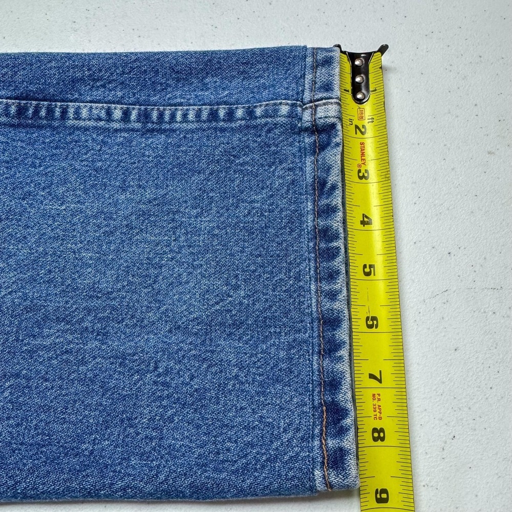 Wrangler 13MWZ Jeans Mens 40 Medium Wash Blue Cowboy Cut Straight Regular 40x30‎ - Picture 12 of 13